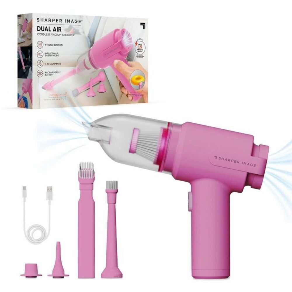 Sharper Image -  Cordless Handheld Vacuum and Blower  Pink